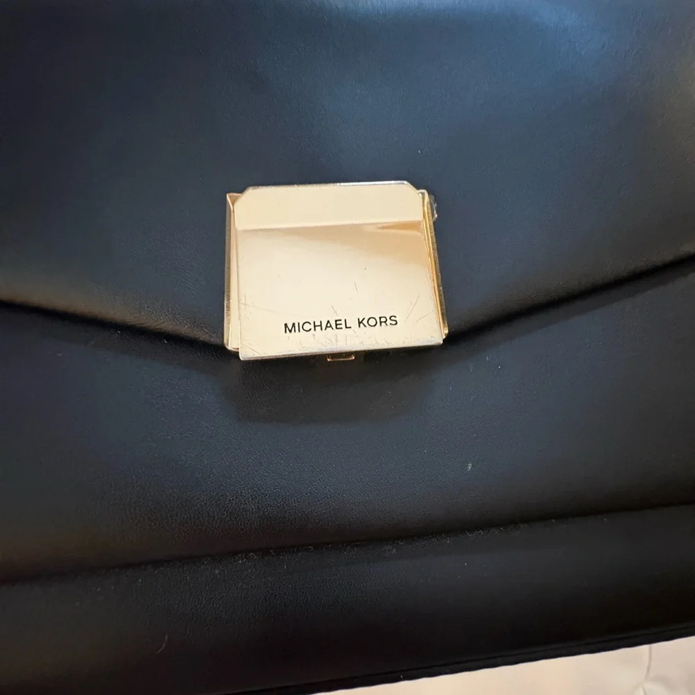 Michael Kors Lita Crossbody with Gold Accent - Removable Strap - Picture 12 of 16